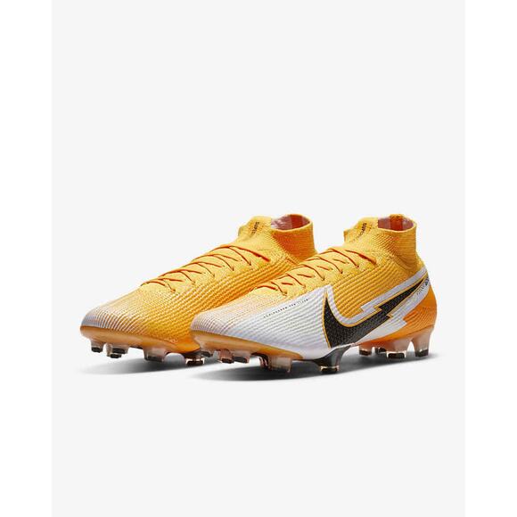 NEW SZ 13 Mens Nike Mercurial Superfly 7 Elite FG Laser Orange Cleats AQ4174-801 main image 8